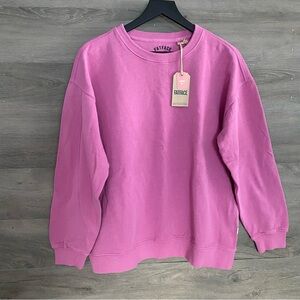 Fatface Georgia Crew Sweatshirt Berry Pink